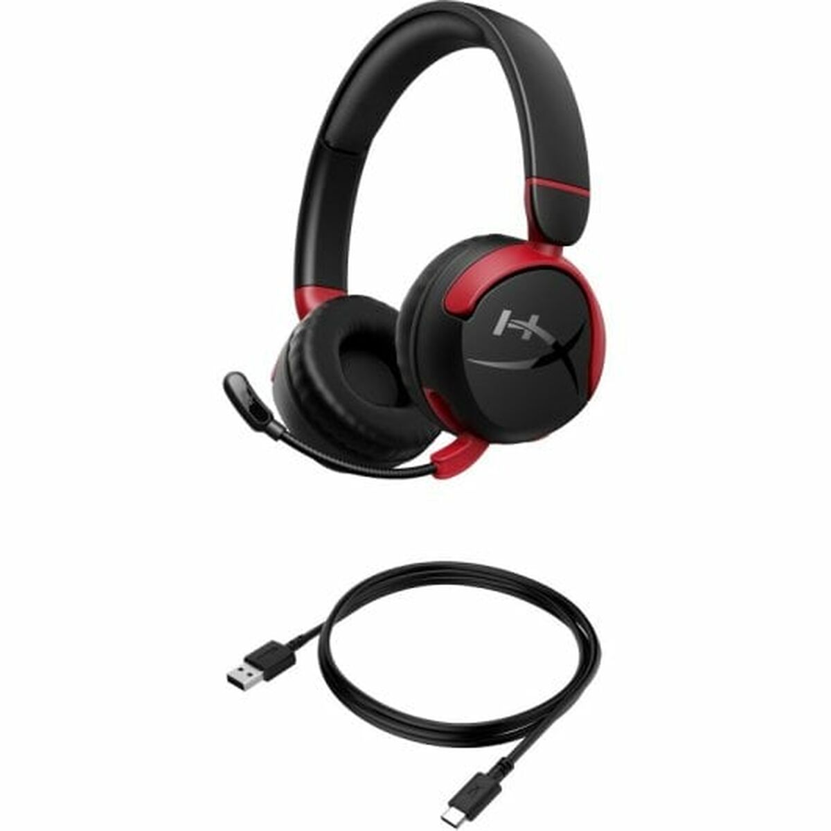 Spelhörlurar med mikrofon HyperX Cloud Mini Svart Barn - 4