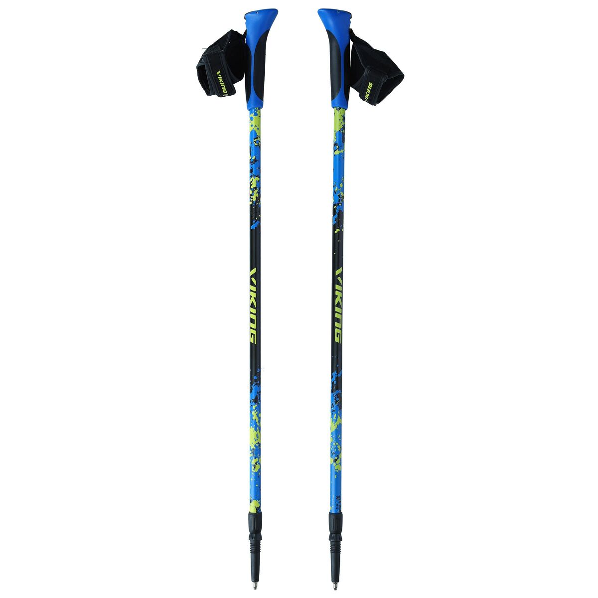 Trekkingkäpp Viking Ruten Pro Nordic Blå Svart (2 antal) - 2