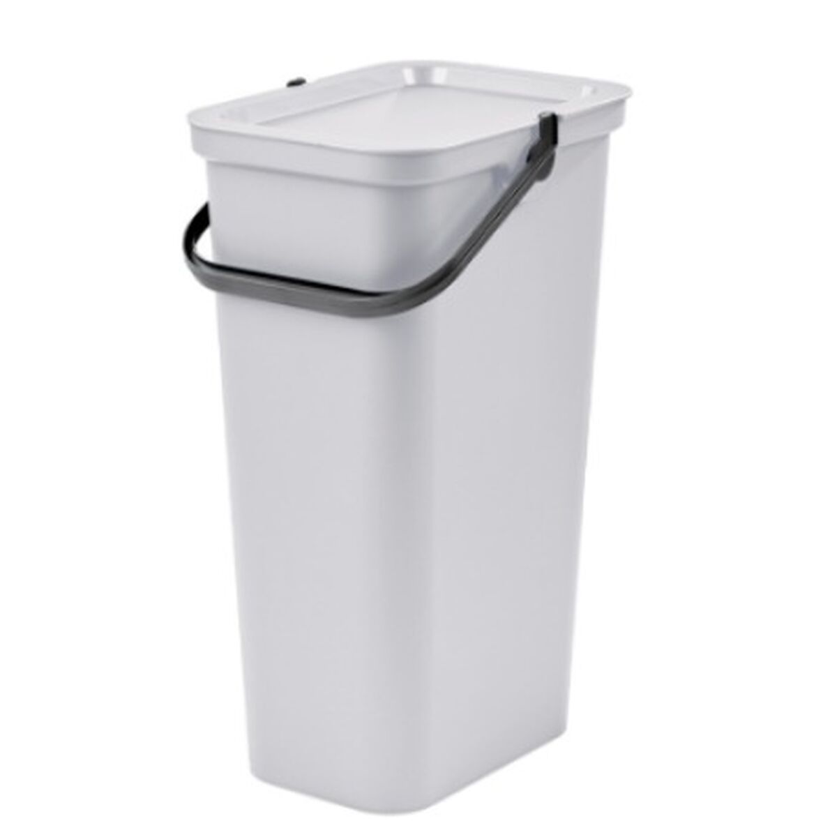 Avfallsbehållare Återvinning Tontarelli Moda Vit 38 L (4 antal) - 4