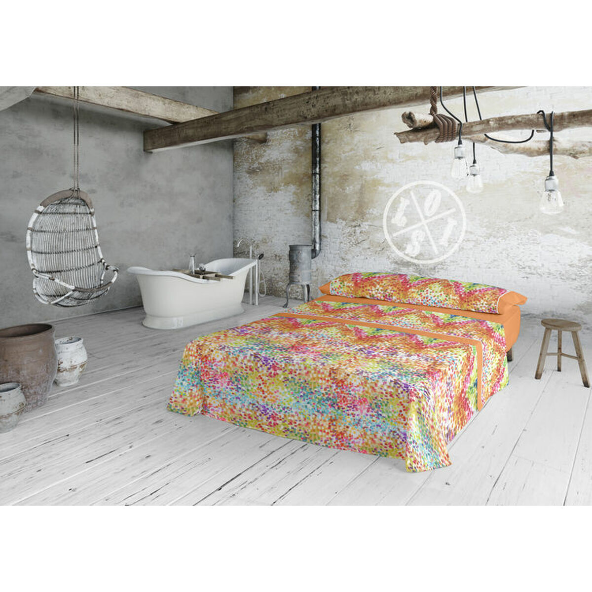 Bäddset Lois PARTY Multicolour Säng 105 3 Delar