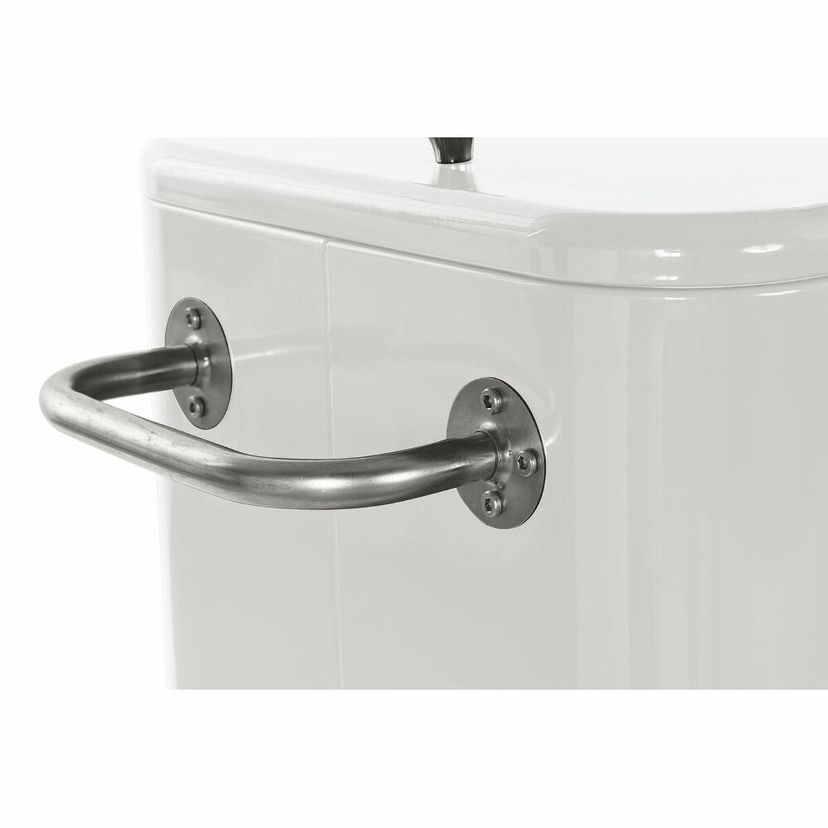 Bärbar kyl DKD Home Decor Vit Med hjul Stål PP (56 L) (74 x 43 x 80 cm) - 7