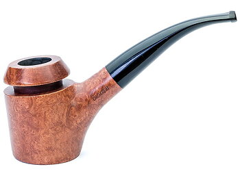 Pipa Digger Böjd Polished LJUSBRUN
