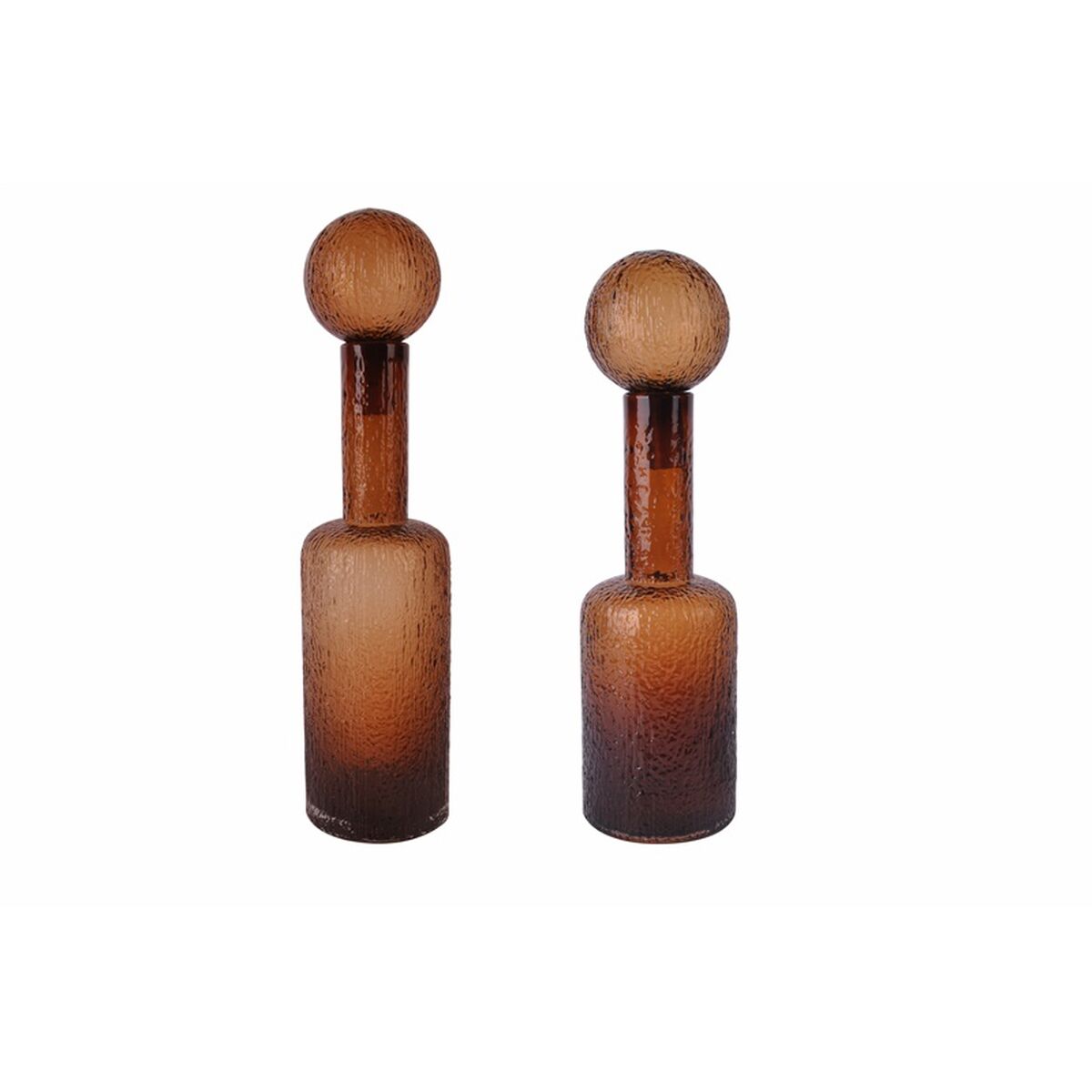 Vas Home ESPRIT Brun Glas Modern 12,5 X 12,5 X 43,5 cm - 5