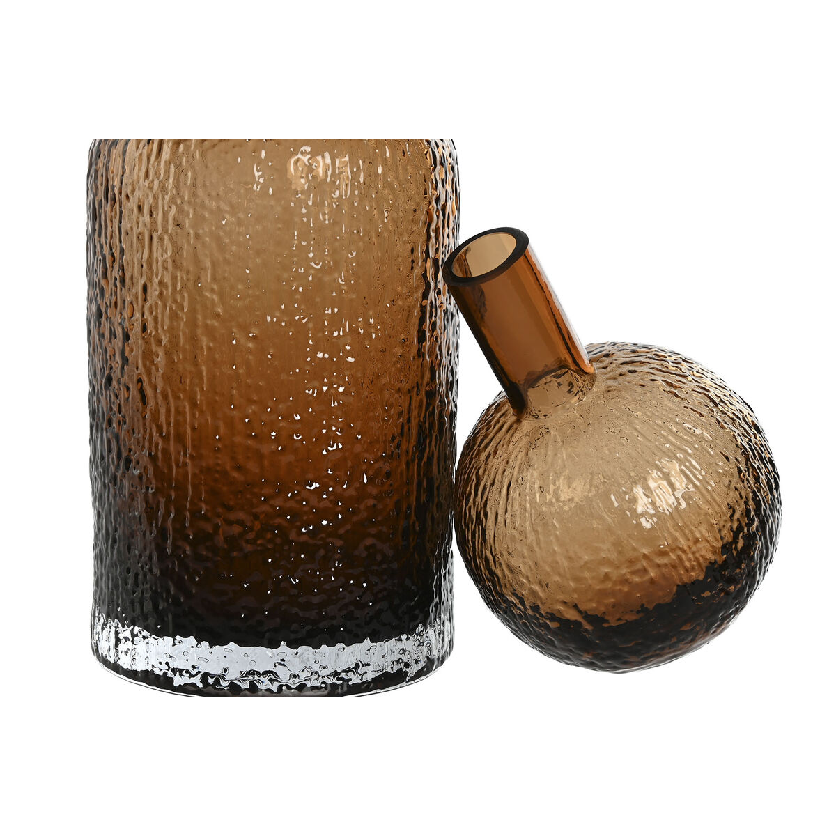 Vas Home ESPRIT Brun Glas Modern 12,5 X 12,5 X 43,5 cm - 4