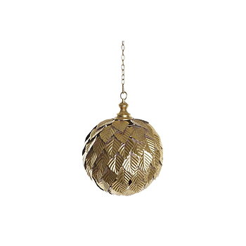 Taklampa DKD Home Decor Gyllene (30 x 30 x 39 cm)