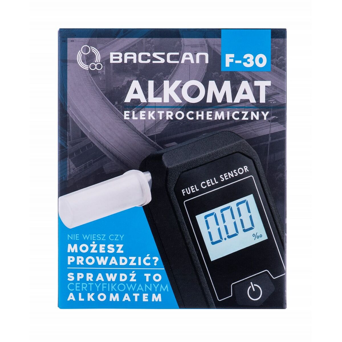 Digital alkomätare Bacscan BACSCAN F-30 Svart 2 Delar - 2