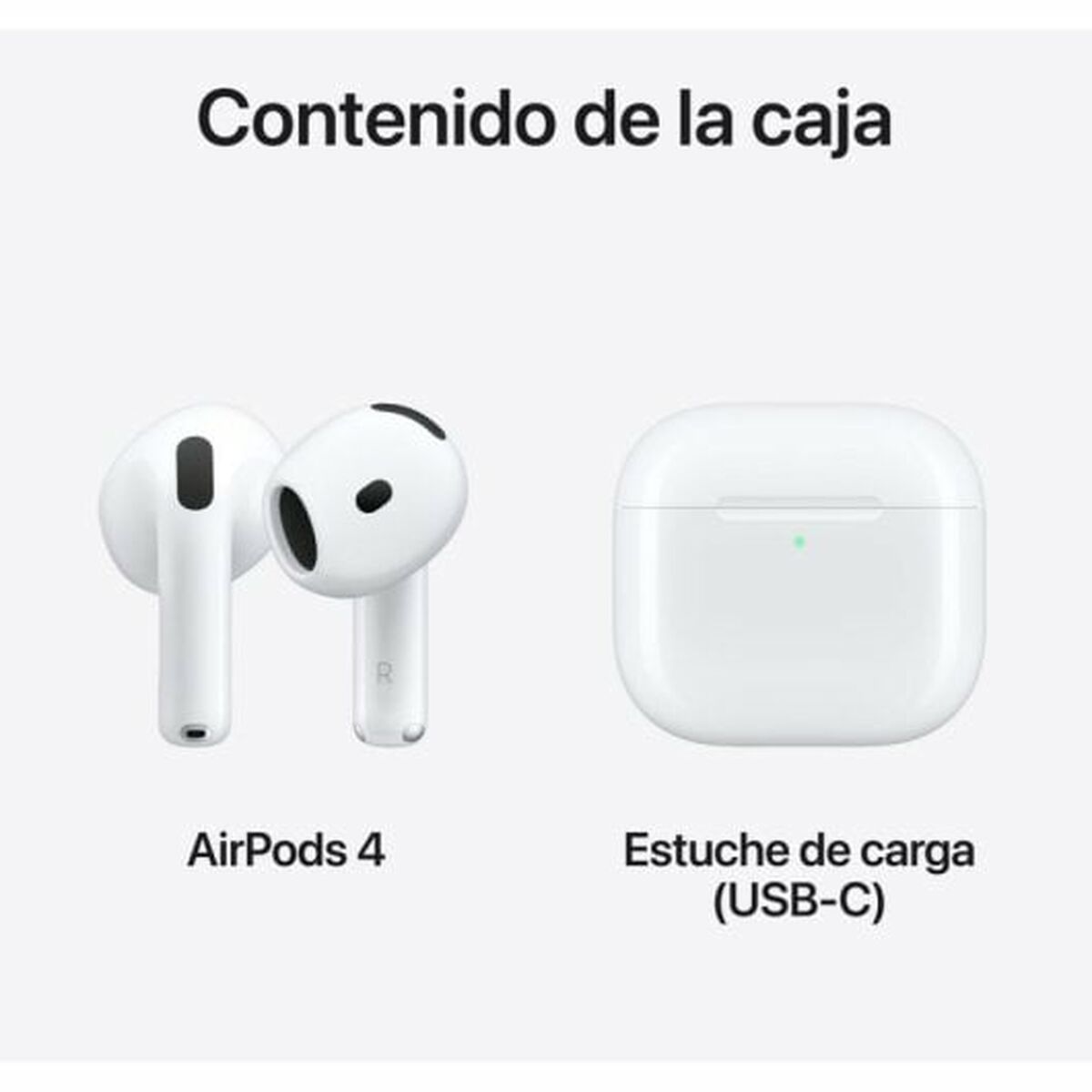 Hörlurar med Mikrofon Apple AirPods 4 Vit - 8