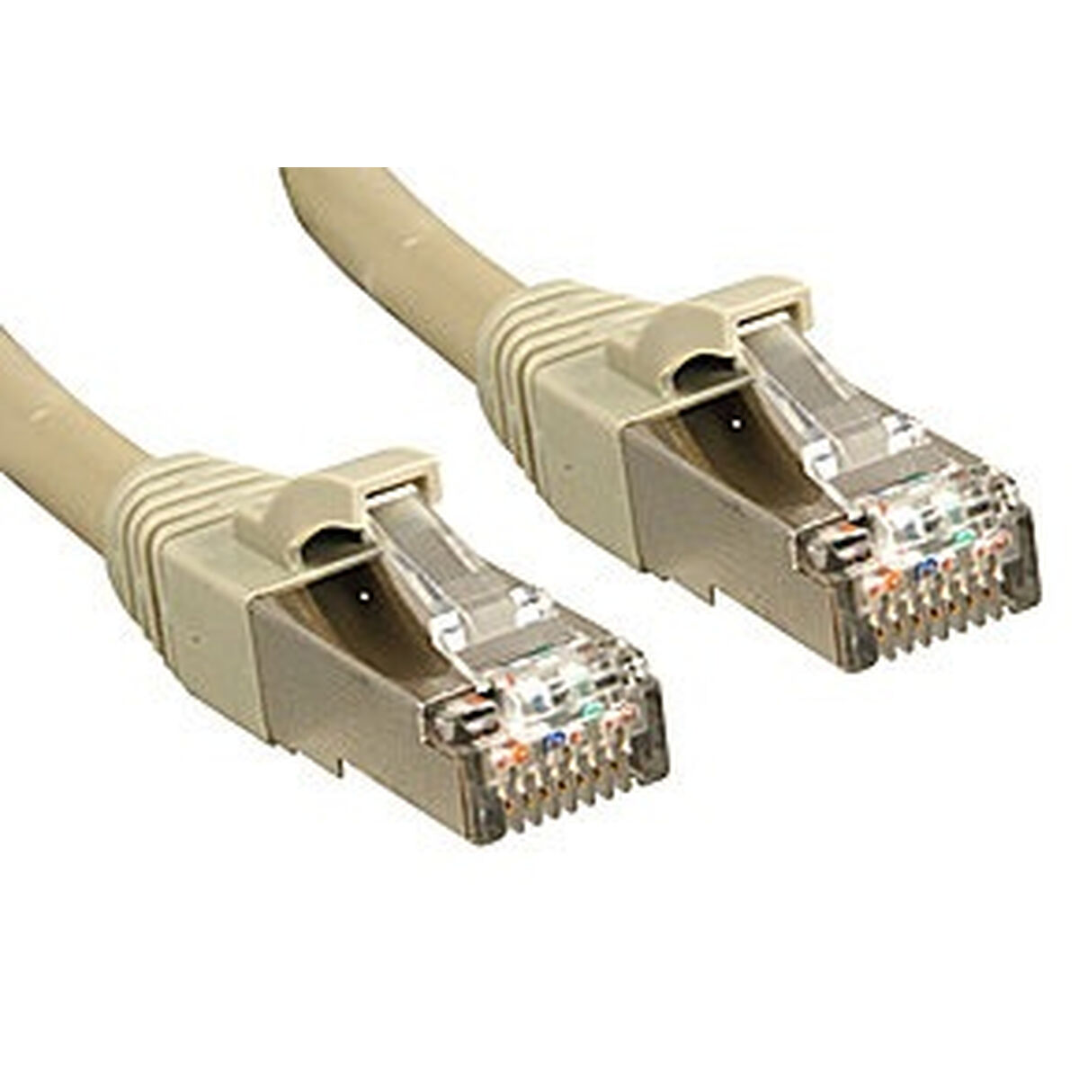 Nätkabel UTP Styv Kategori 6 LINDY Cat.6 S/FTP 2m Grå 2 m (1 antal)