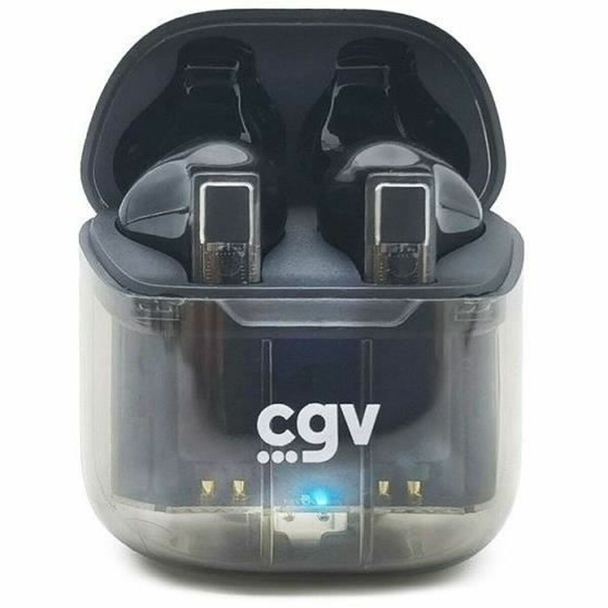 Trådlösa hörlurar med laddningsetui CGV URBAN GHOST Svart - 2