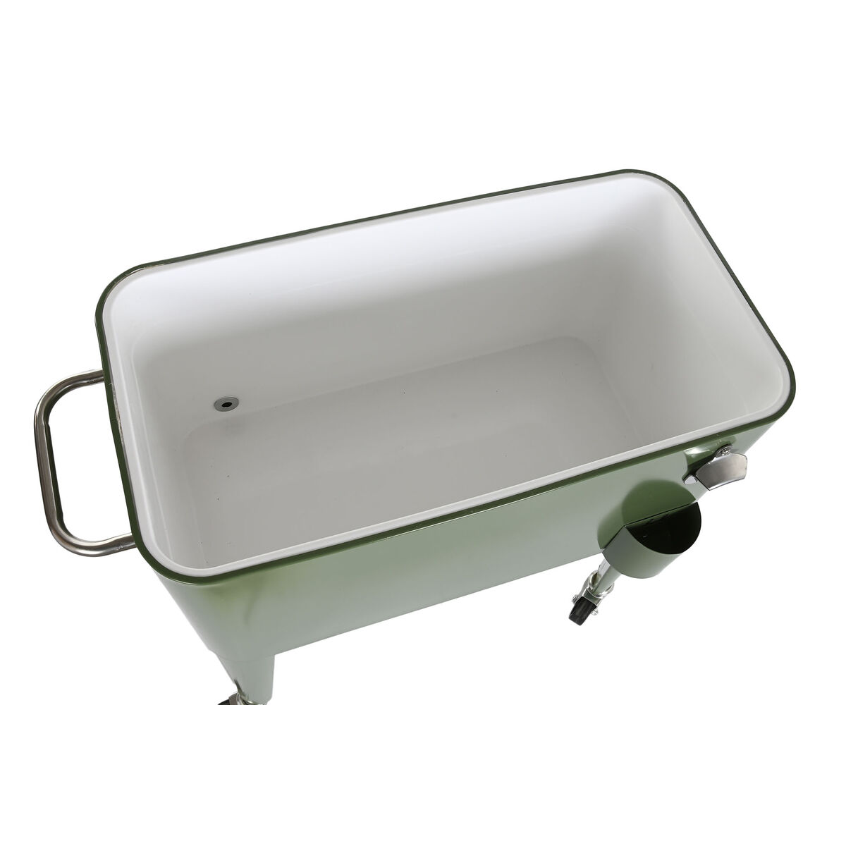 Bärbar kyl DKD Home Decor 74 x 43 x 80 cm Stål Grön polypropen 56 L - 7