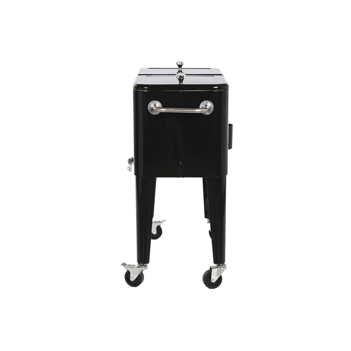 Bärbar kyl DKD Home Decor 74 x 43 x 83 cm Svart Stål Aluminium polypropen 56 L - 3