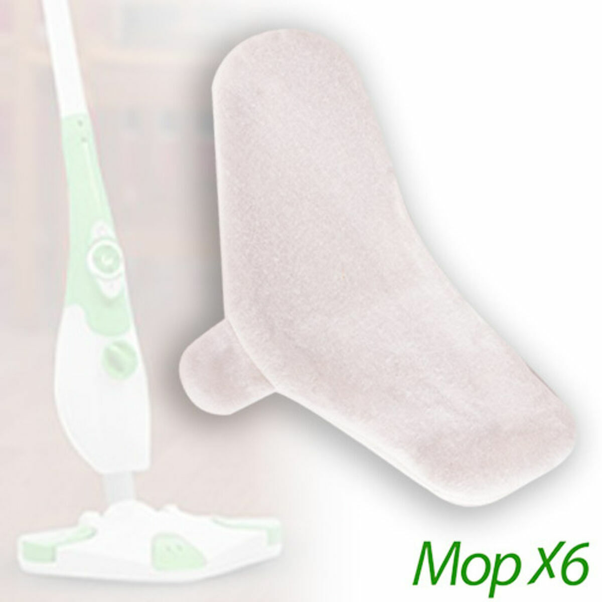Mopphuvud, påfyllnad X6 1 antal - 10