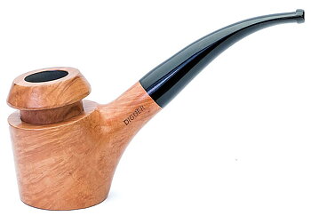 Pipa Digger Böjd Polished NATUR