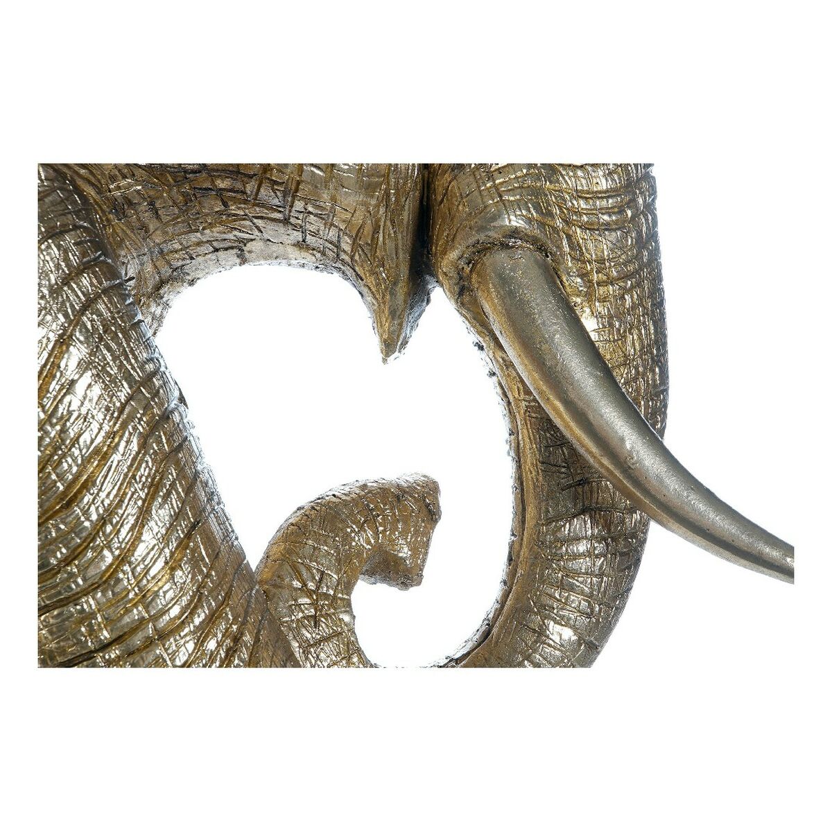 Prydnadsfigur DKD Home Decor RF-177265 Gyllene Harts Elefant Kolonial 83 x 32 x 56 cm - 5