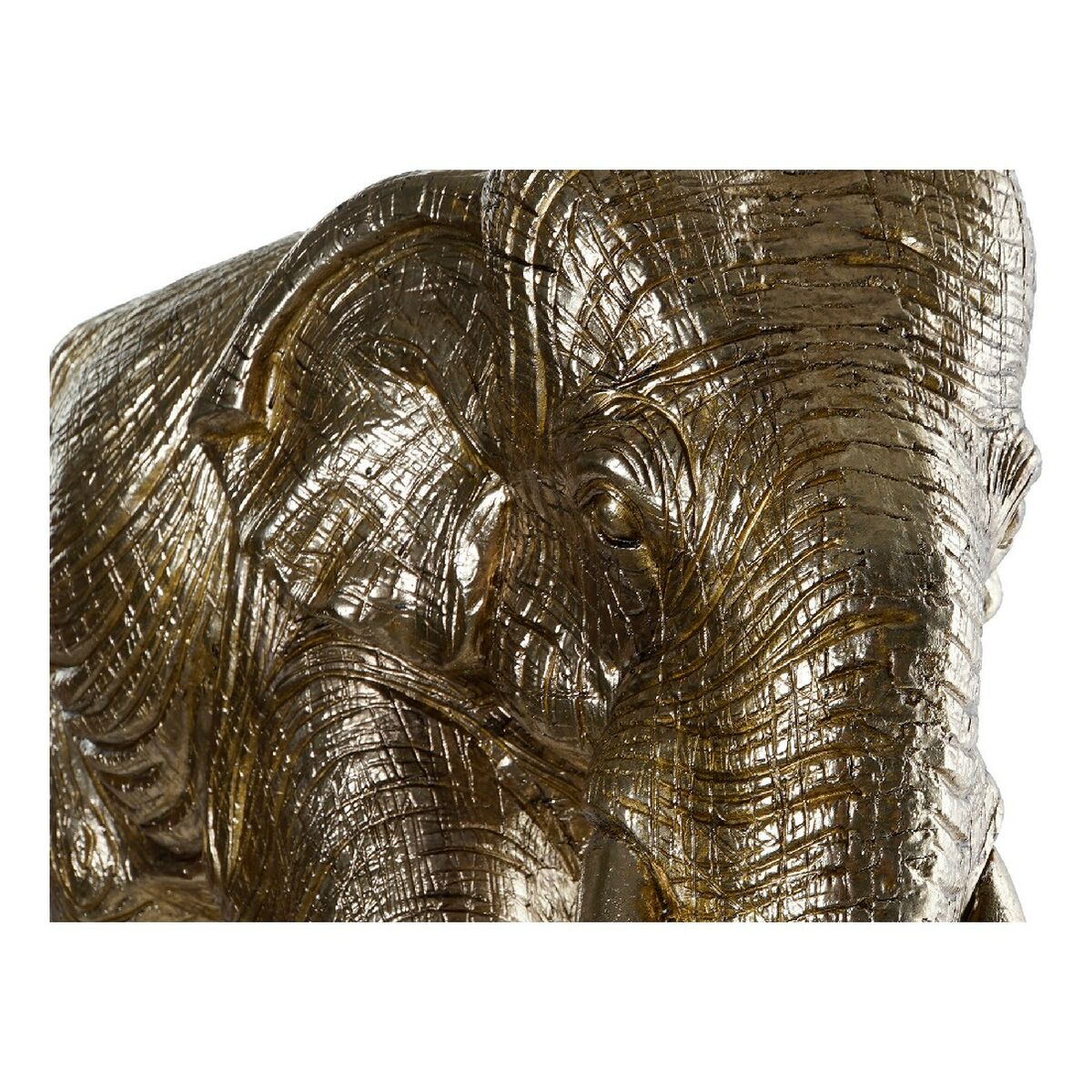 Prydnadsfigur DKD Home Decor RF-177265 Gyllene Harts Elefant Kolonial 83 x 32 x 56 cm - 7