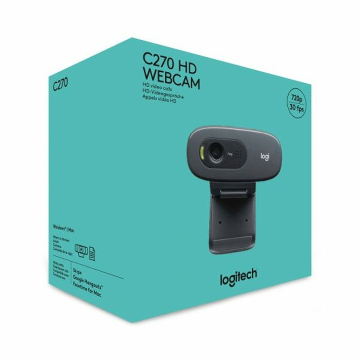 Webbkamera Logitech C270 720 px - 4