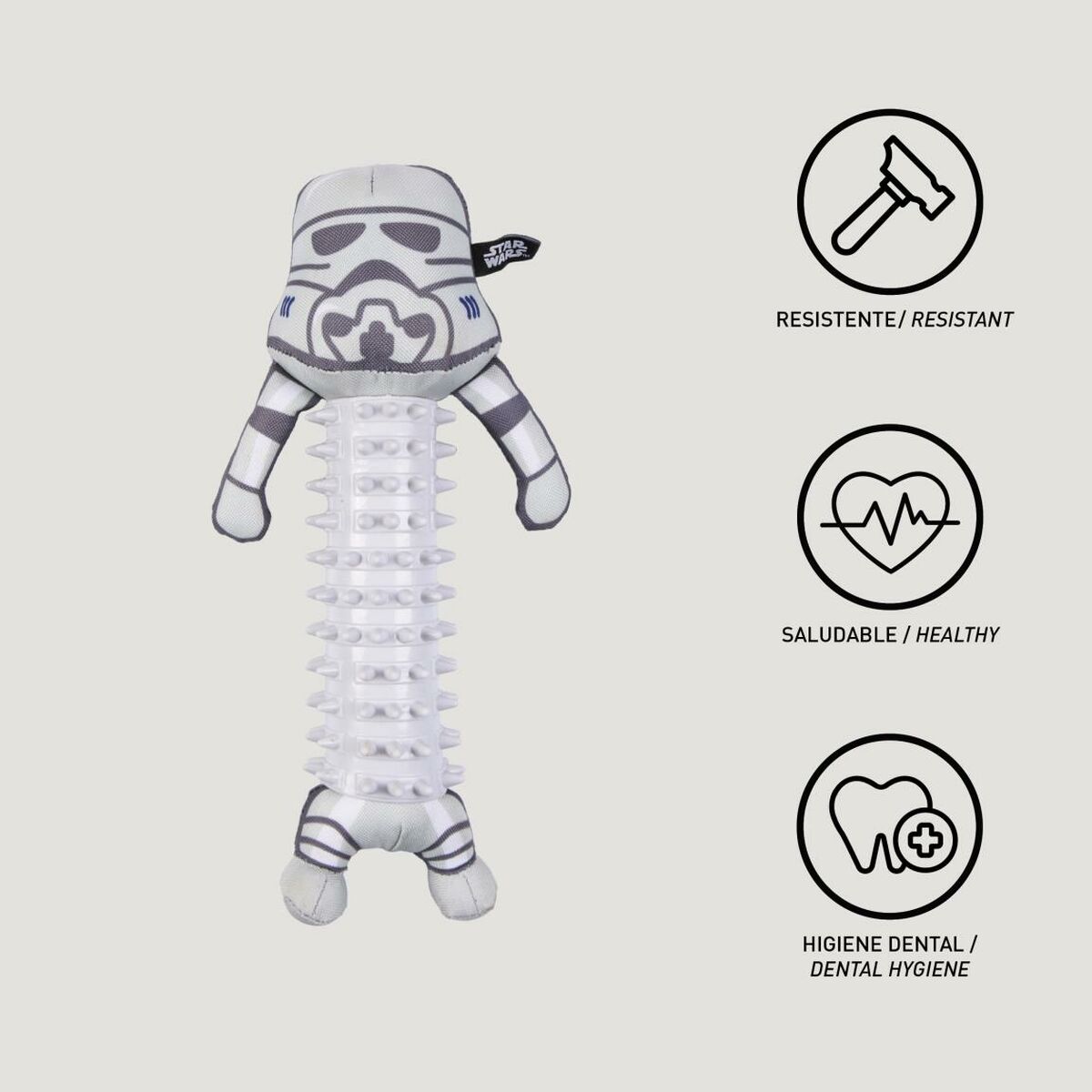 Hundleksak Star Wars   Grå EVA - 5