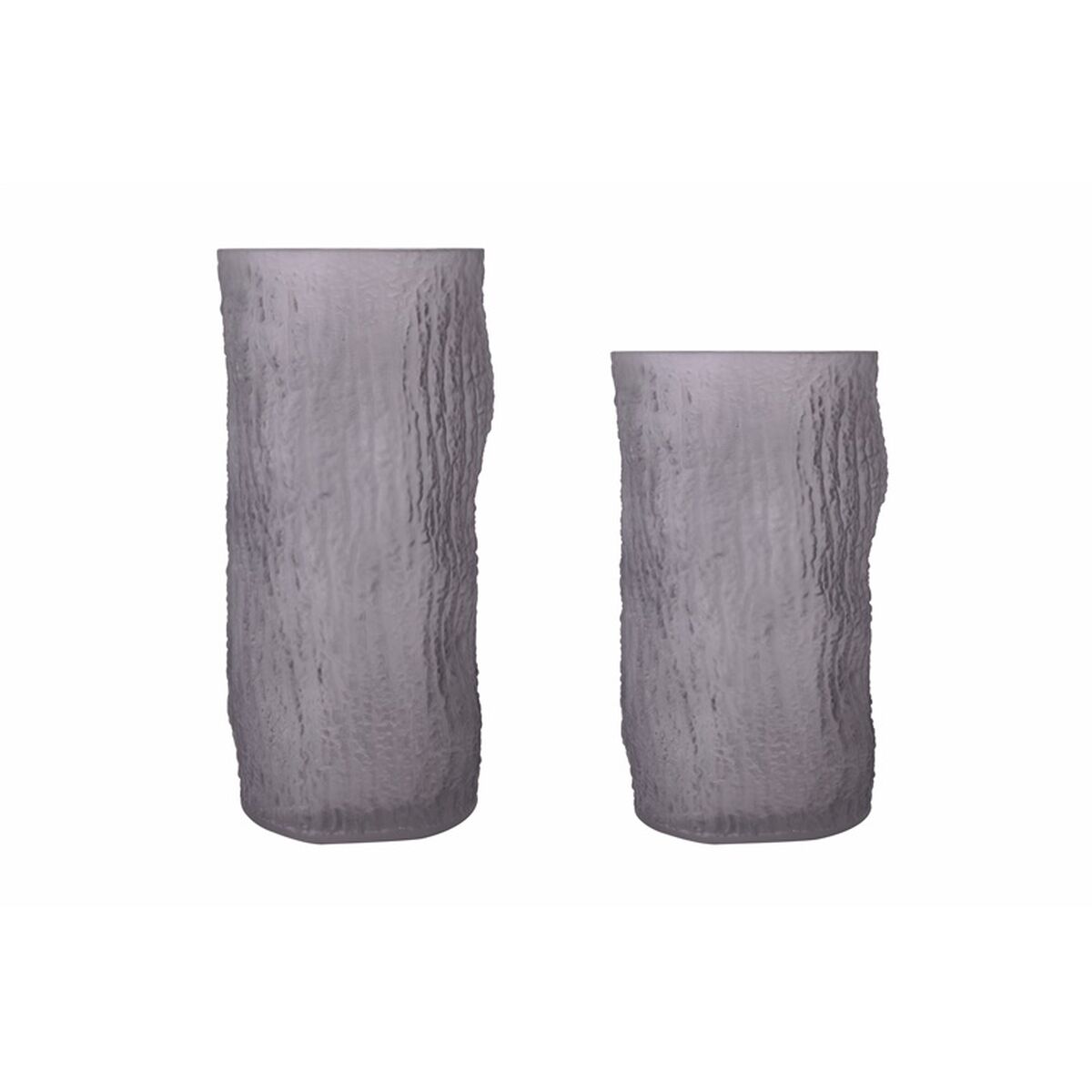 Vas Home ESPRIT Grå Glas Modern 13 x 13 x 21 cm - 5
