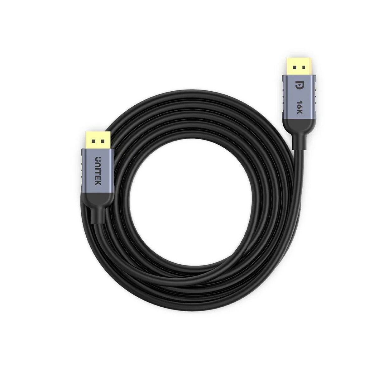 DisplayPort Kabel Unitek C1626GY01-2M Svart 2 m - 2