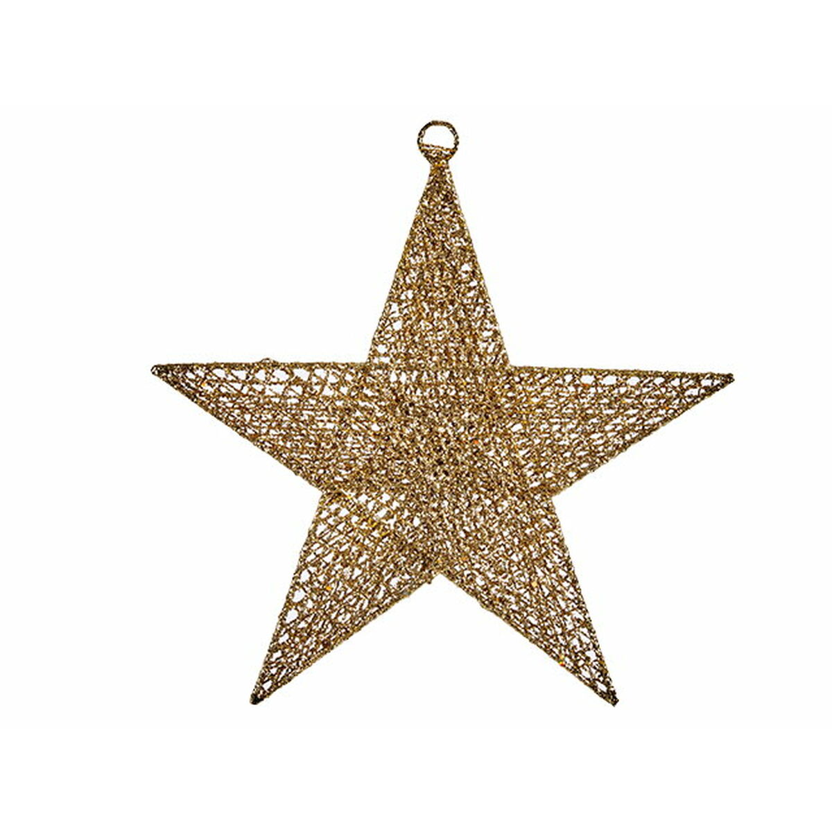 Julgranskula Stjärna Gyllene Metall 30 x 32 x 0,5 cm (24 antal) - 4