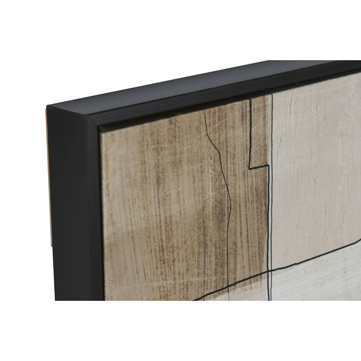 Kanvas Home ESPRIT Sammet Kanvas 83 x 4 x 123 cm - 2