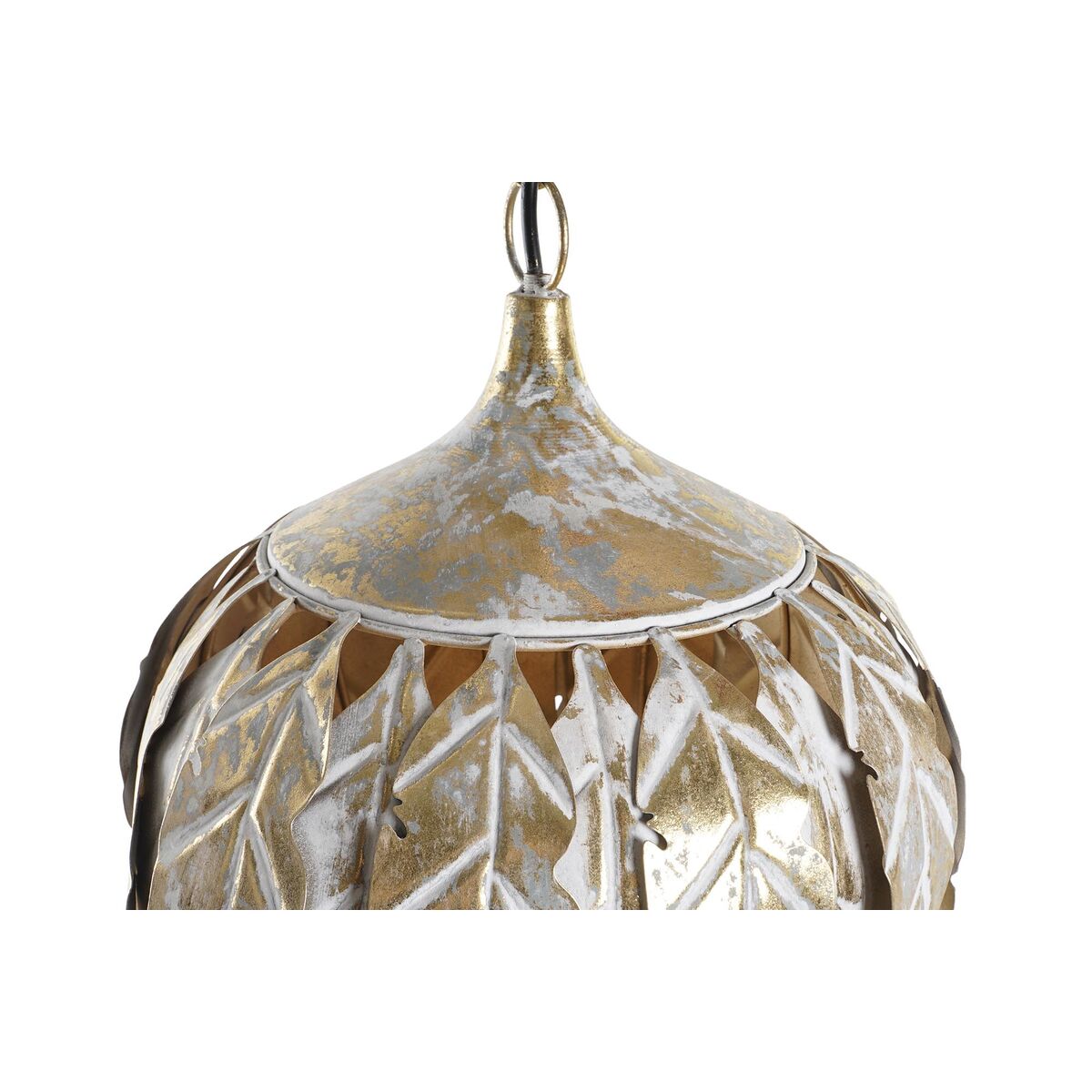 Taklampa DKD Home Decor Grå 220 V 50 W (33 x 33 x 40 cm) - 4
