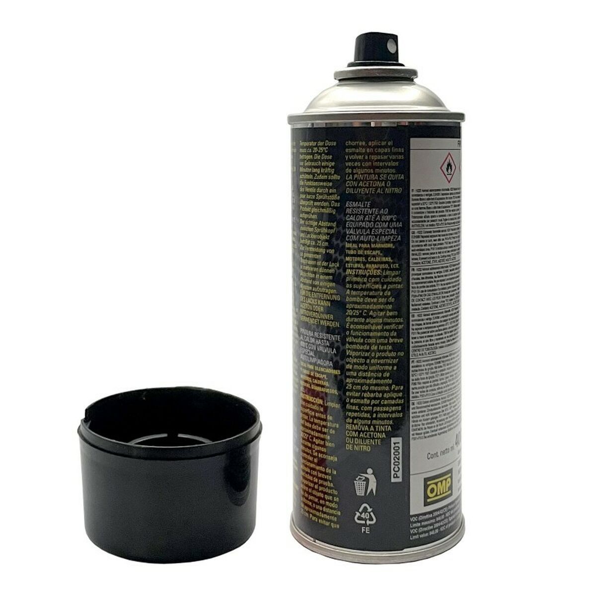 Sprejfärg OMP OMPPC02001000071 Bromsok 400 ml Svart - 2