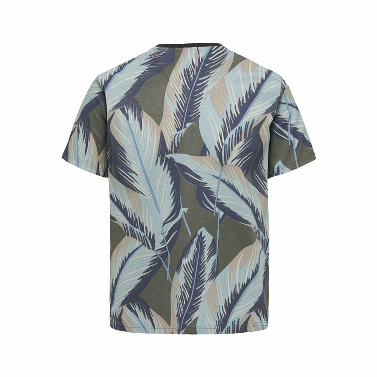 T-shirt med kortärm Herr Only & Sons Onskobe Reg Banana Leaf Oliv - 2