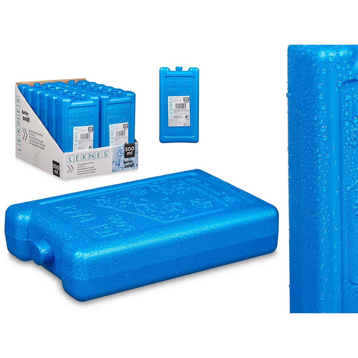 Isklamp Leknes 500 ml 9,5 x 18 x 4 cm 18 x 4 x 9,5 cm (12 antal) - 3