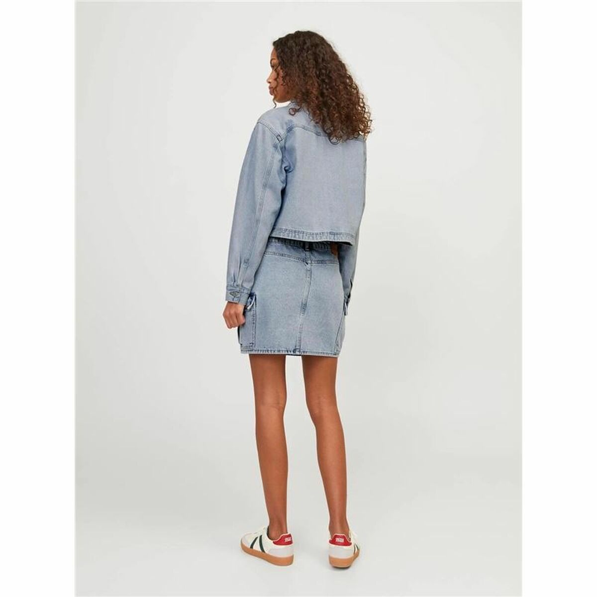 Kjol Jack & Jones Jxiris Mini Hw Cargo Blå - 4