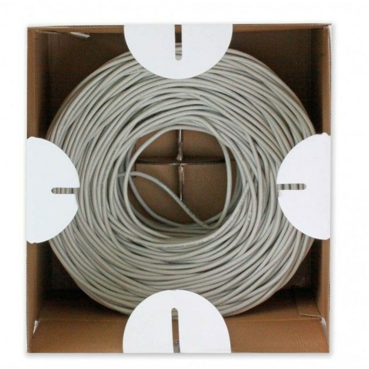 Nätkabel FTP Styv Kategori 5e Techly ITP8-RIS-0305LO Svart 305 m - 4
