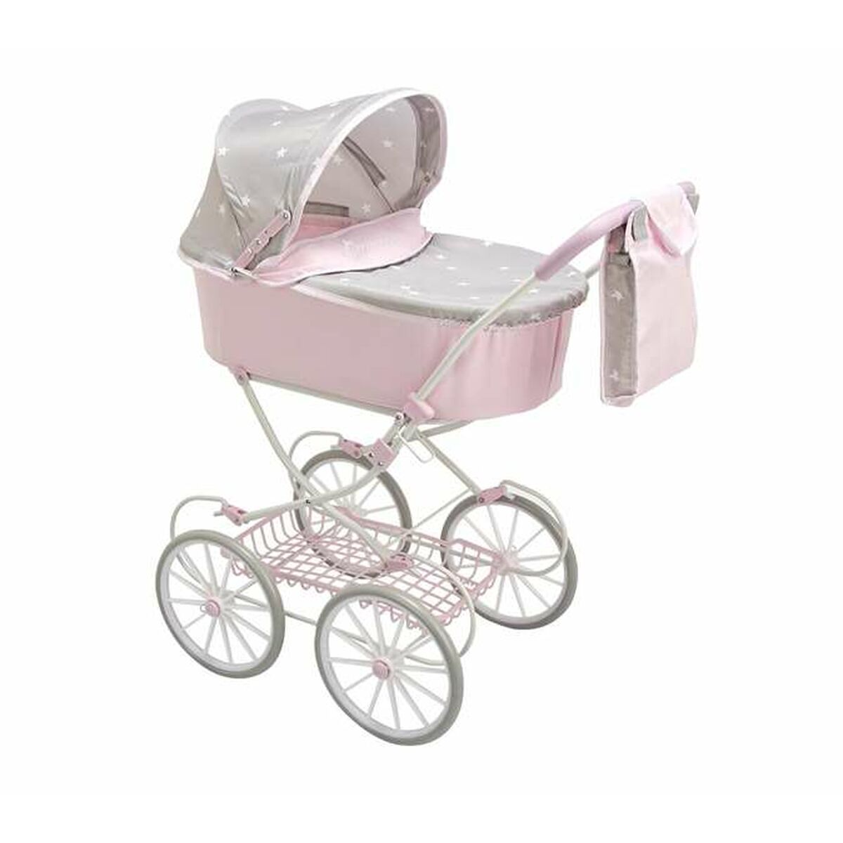 Dockvagn Arias Emma Rosa Väska 70 x 42 x 90 cm