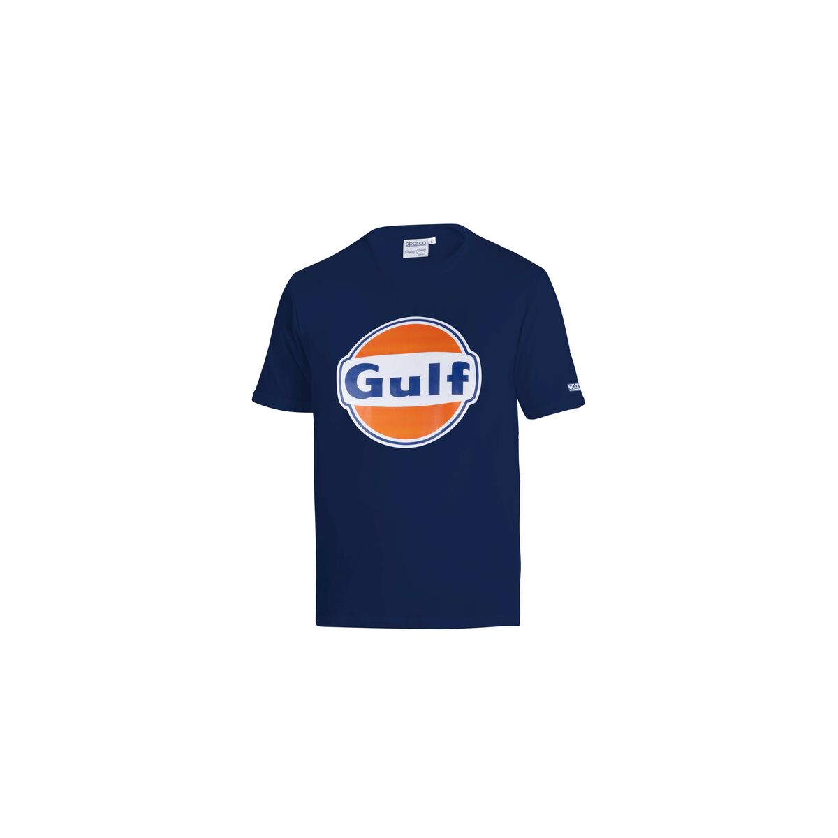 T-shirt med kortärm Herr Sparco Gulf Marinblå