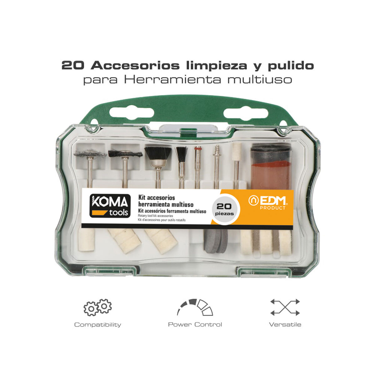 Verktygssats Koma Tools 20 Delar - 7