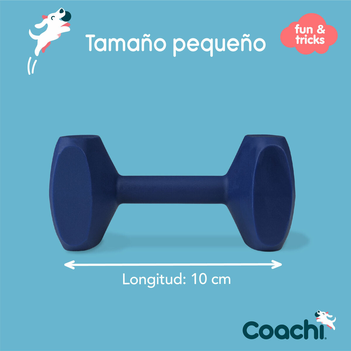 Träningsleksak Coachi TRAINING DUMBBELL Blå - 5