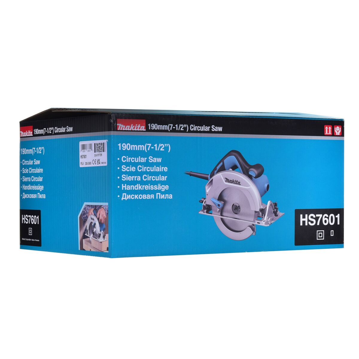 Cirkelsåg Makita HS7601 1200 W Ø 19 cm 230 V 190 mm - 2