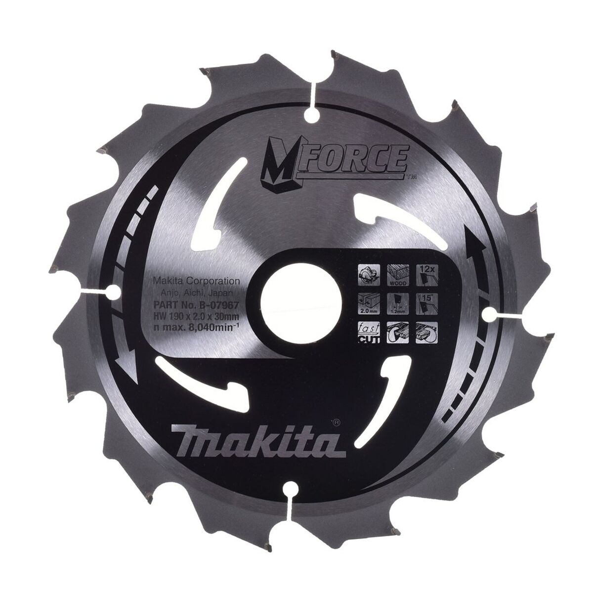 Cirkelsåg Makita HS7601 1200 W Ø 19 cm 230 V 190 mm - 3