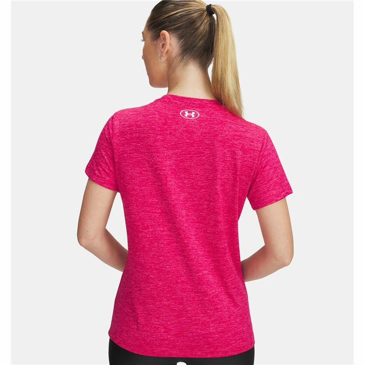 T-shirt med kortärm Herr Under Armour Tech Ssc- Twist Rosa - 2