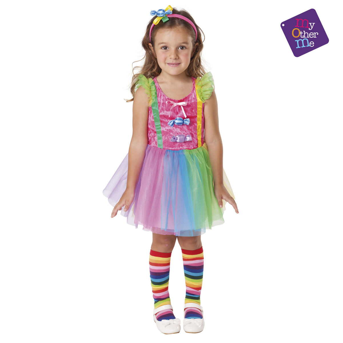 Maskeraddräkt för barn My Other Me Sweet Candy 1-2 år (2 Delar) - 3