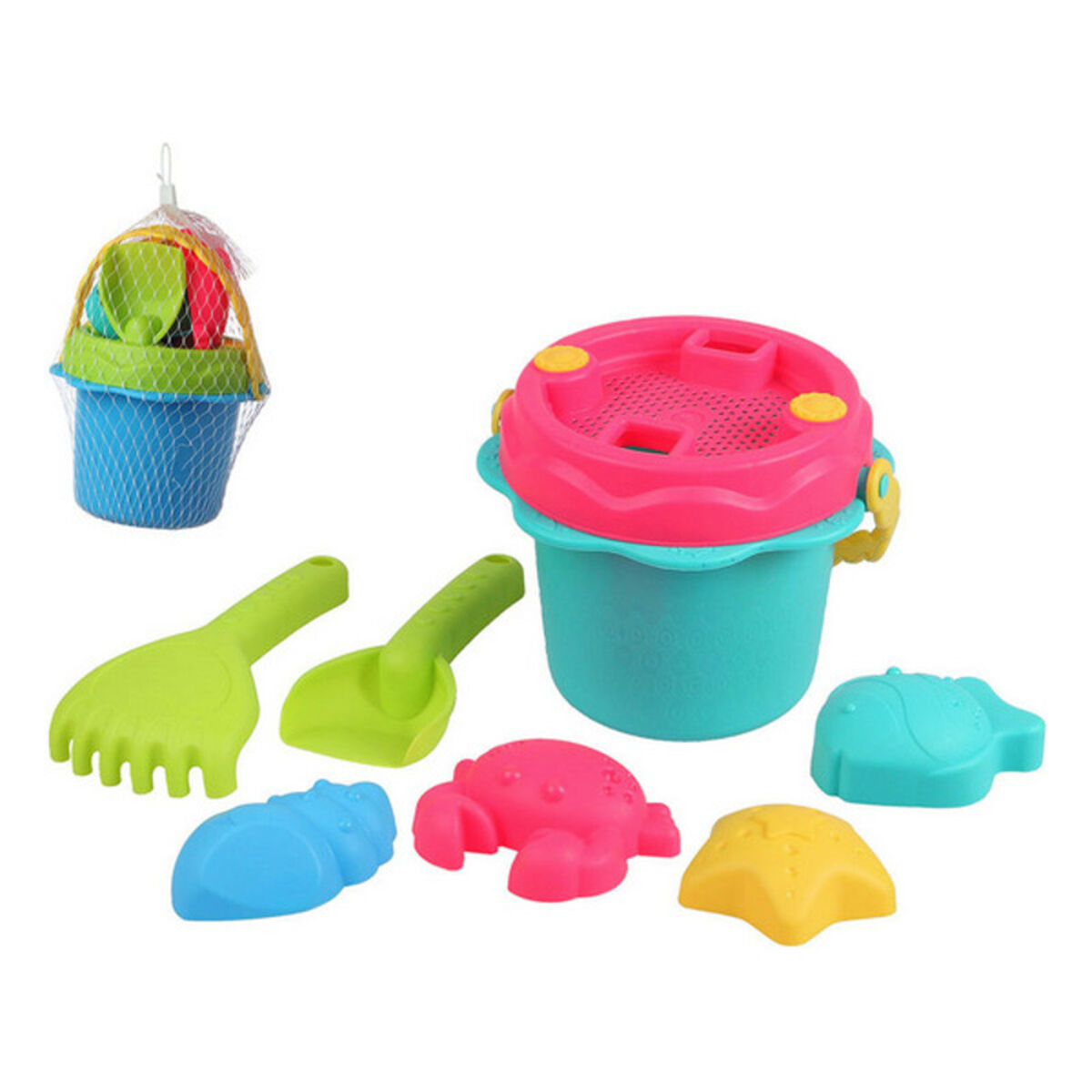 Strandleksaker set (8 pcs) Multicolour