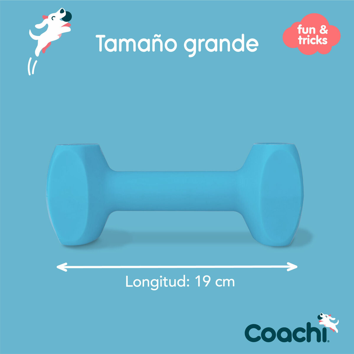 Träningsleksak Coachi TRAINING DUMBBELL Blå - 4