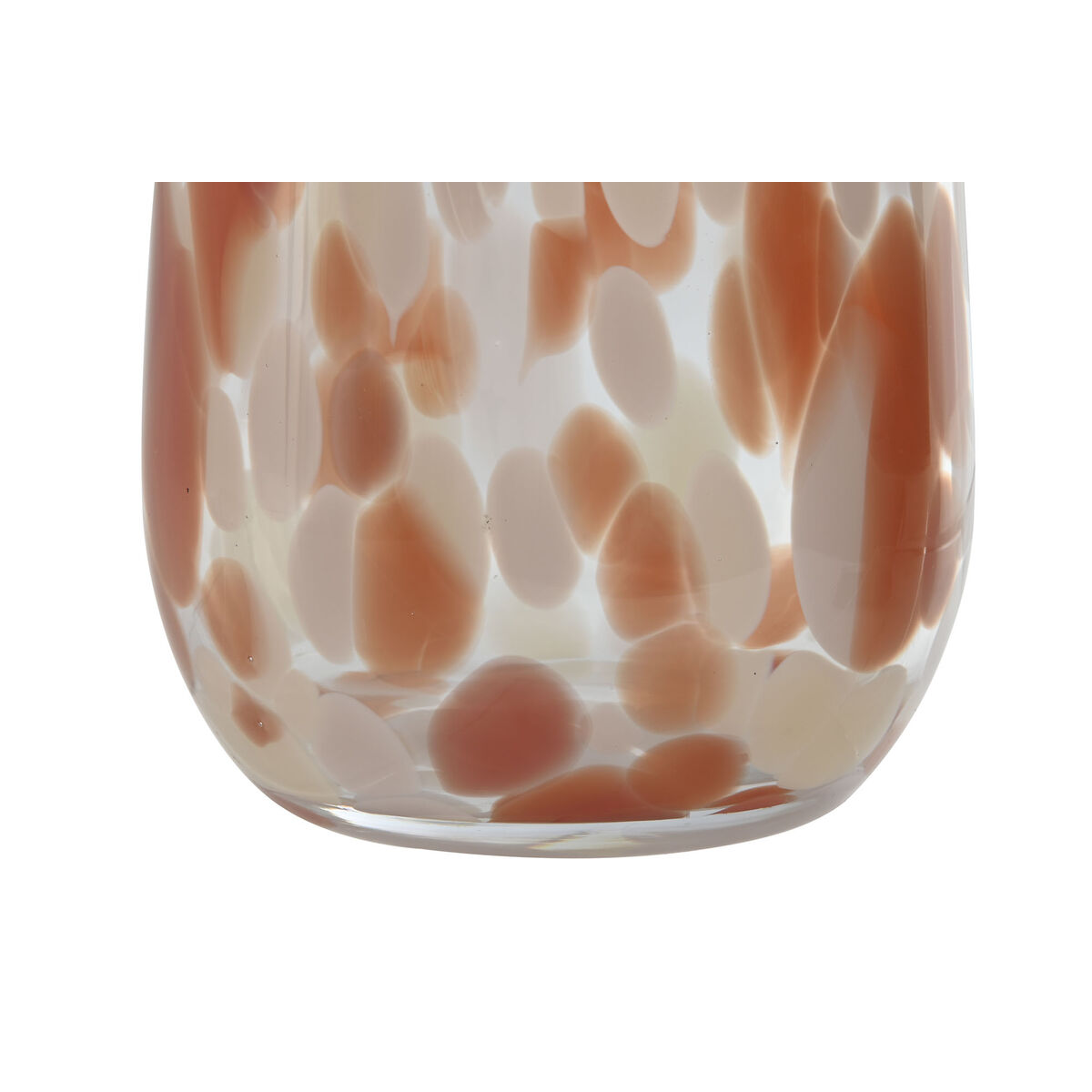 Vas Home ESPRIT Kräm Terrakota n Glas Modern 12,5 x 12,5 x 30 cm - 4