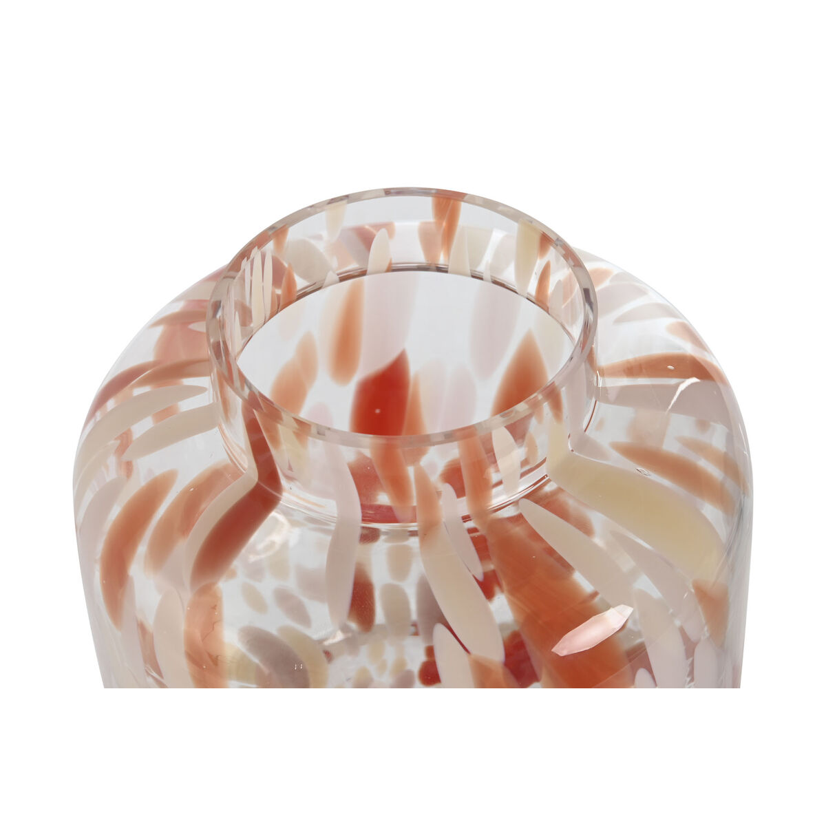 Vas Home ESPRIT Kräm Terrakota n Glas Modern 15 x 15 x 21 cm - 5