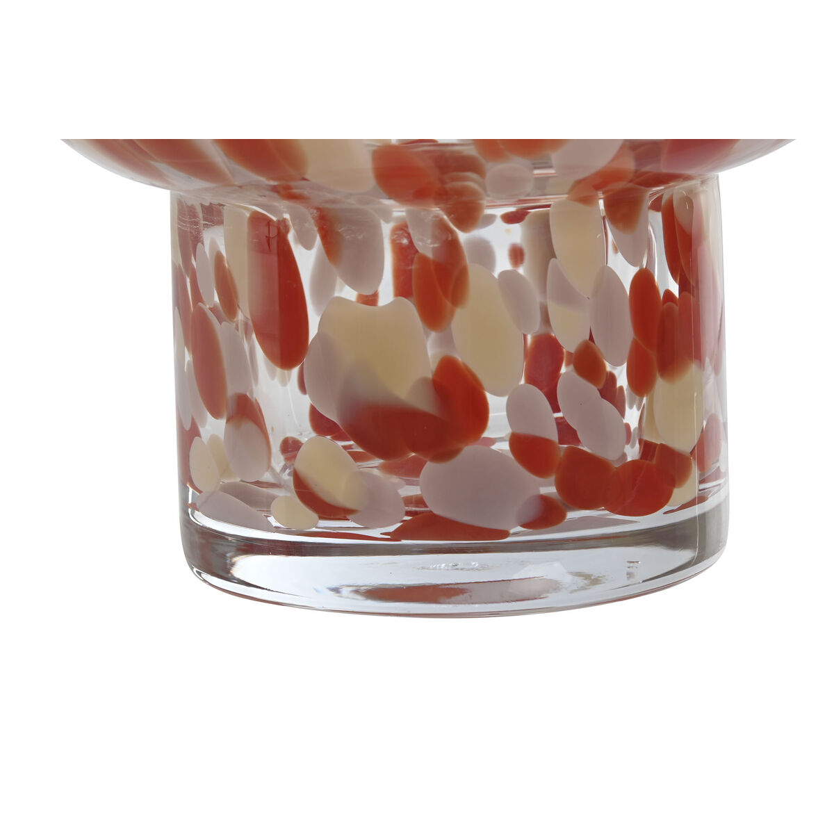 Vas Home ESPRIT Kräm Terrakota n Glas Modern 15 x 15 x 21 cm - 2