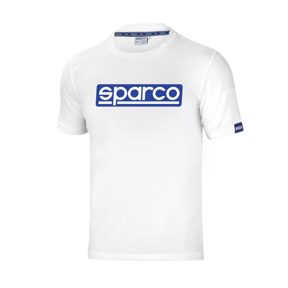 T-shirt med kortärm Herr Sparco ORIGINAL Vit S