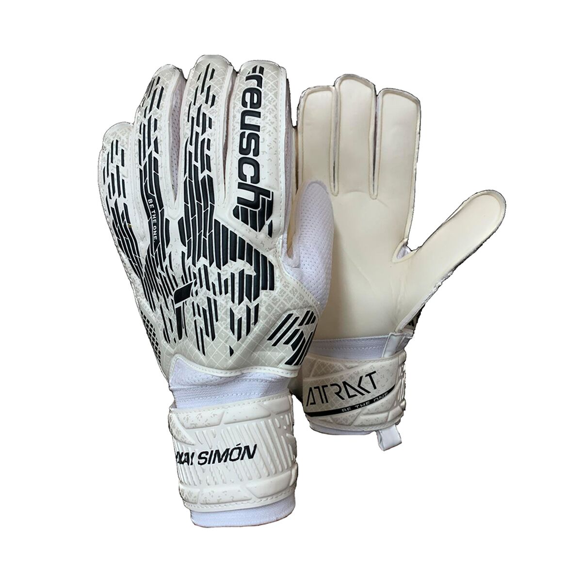 Målvaktshandskar Reusch ATTRAK SOLID JUNIOR 5462017 Vit - 2