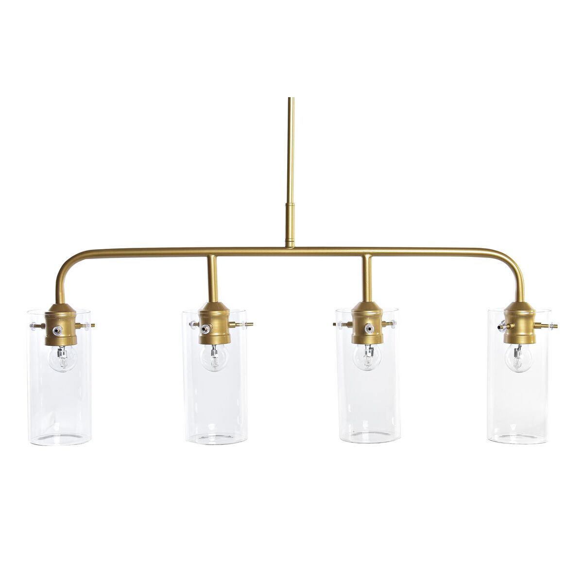 Taklampa DKD Home Decor Gyllene Metall Glas 50 W 84 x 17 x 24 cm - 6