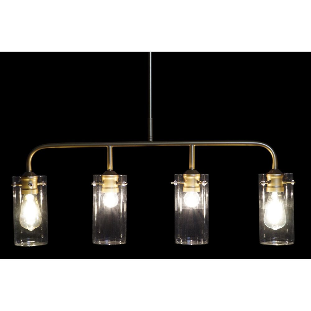 Taklampa DKD Home Decor Gyllene Metall Glas 50 W 84 x 17 x 24 cm - 5
