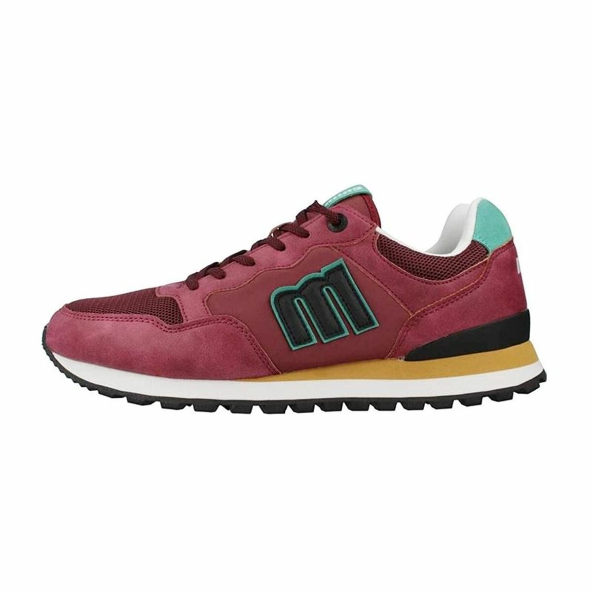 Sportskor Casual Herr Mustang Attitude Fable Röd Bordeaux - 3