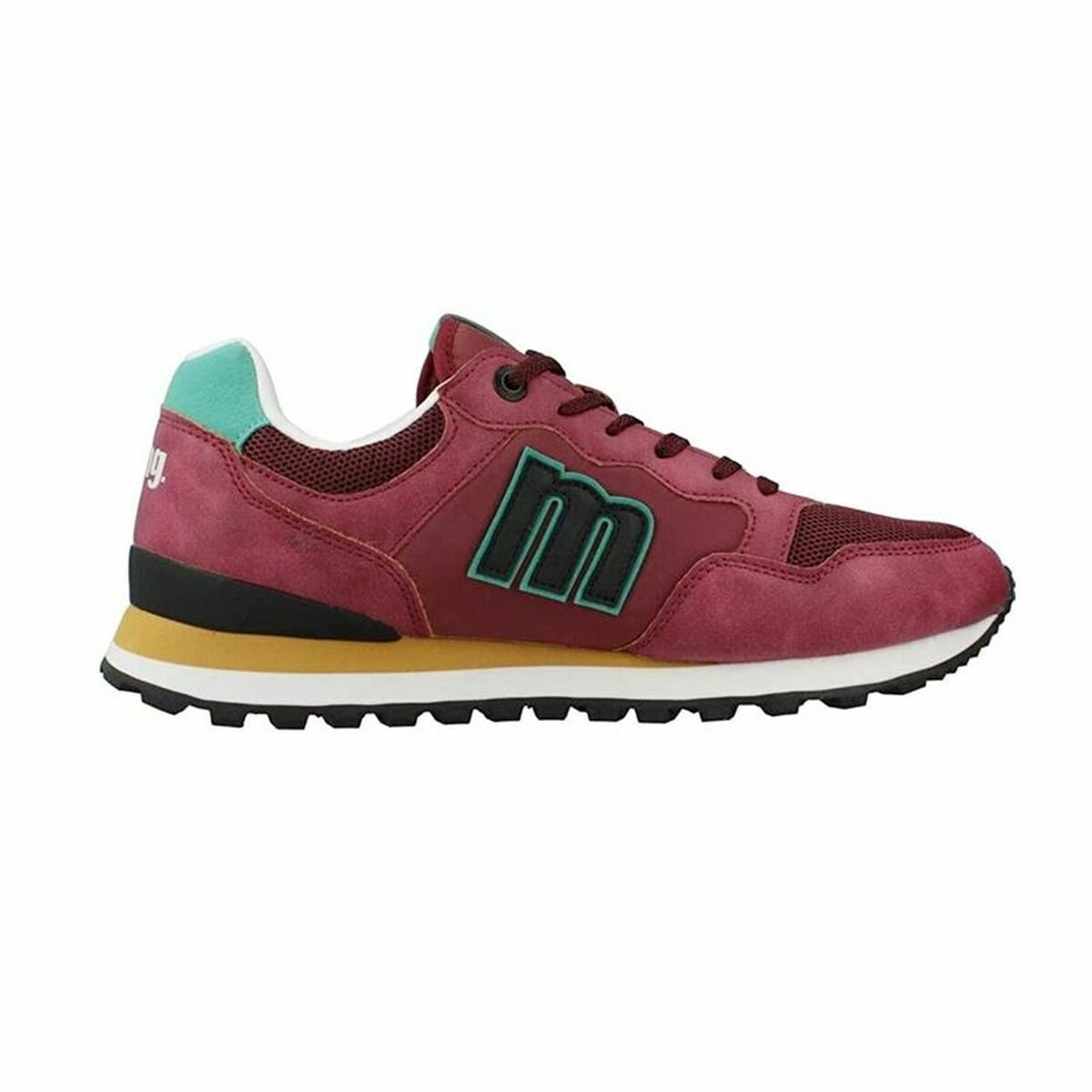 Sportskor Casual Herr Mustang Attitude Fable Röd Bordeaux - 5